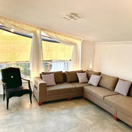 Modern Flat Near Public Beach With Terrace Kalkan